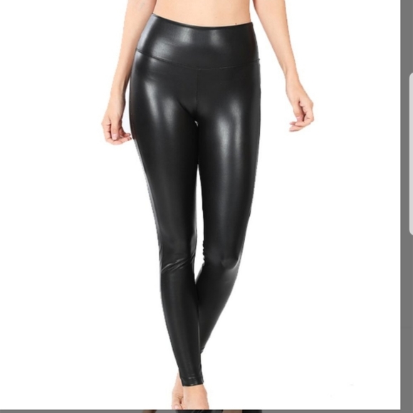 Zenana Outfitters Pants - Zenana Faux Leather Leggings